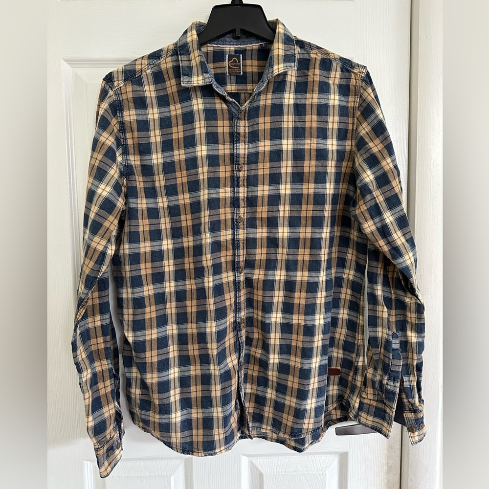 Being Human Plaid Casual Button Down Shirt